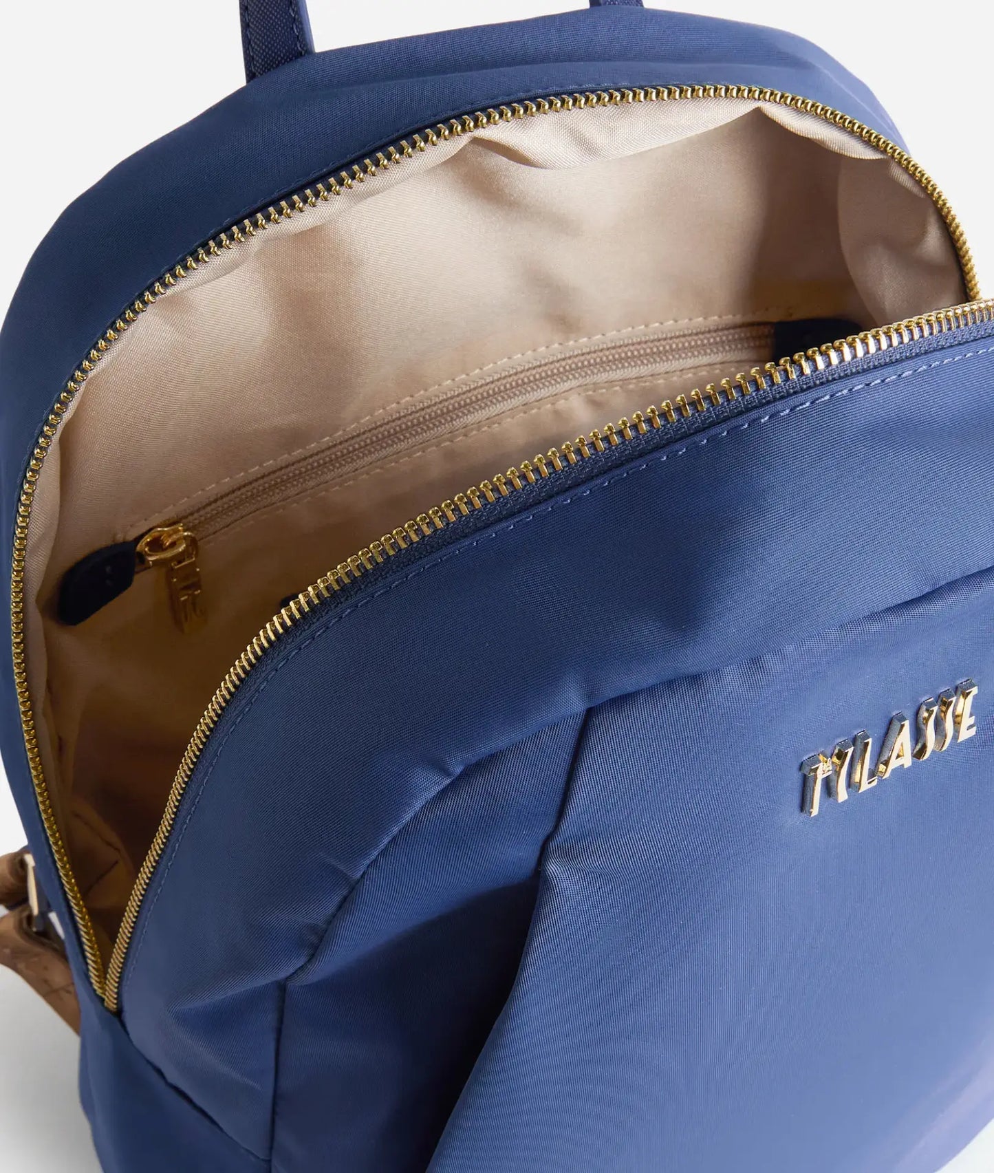 Alviero Martini Women's Nylon Eco Vibe Backpack Denim Blue