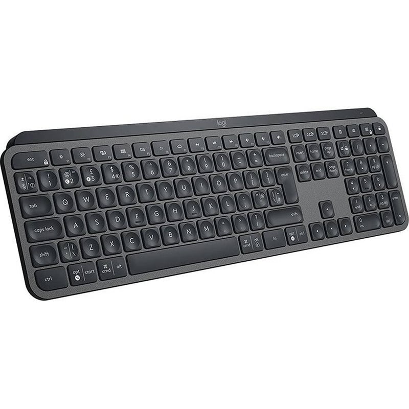 Logitech MX Keys Advanced Wireless Illuminated Keyboard Graphite Ara 920-010088