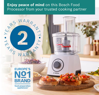 Bosch MCM3100WGB MultiTalent 3 Compact Food Processor - White