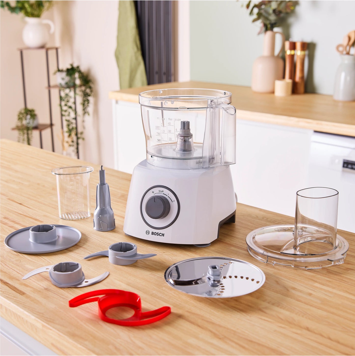 Bosch MCM3100WGB MultiTalent 3 Compact Food Processor - White