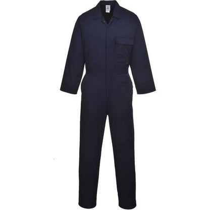 Portwest Navy Standard Coverall – Durable Non‑Shrinking Workwear