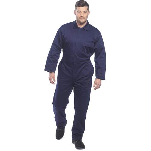 Portwest Navy Standard Coverall – Durable Non‑Shrinking Workwear