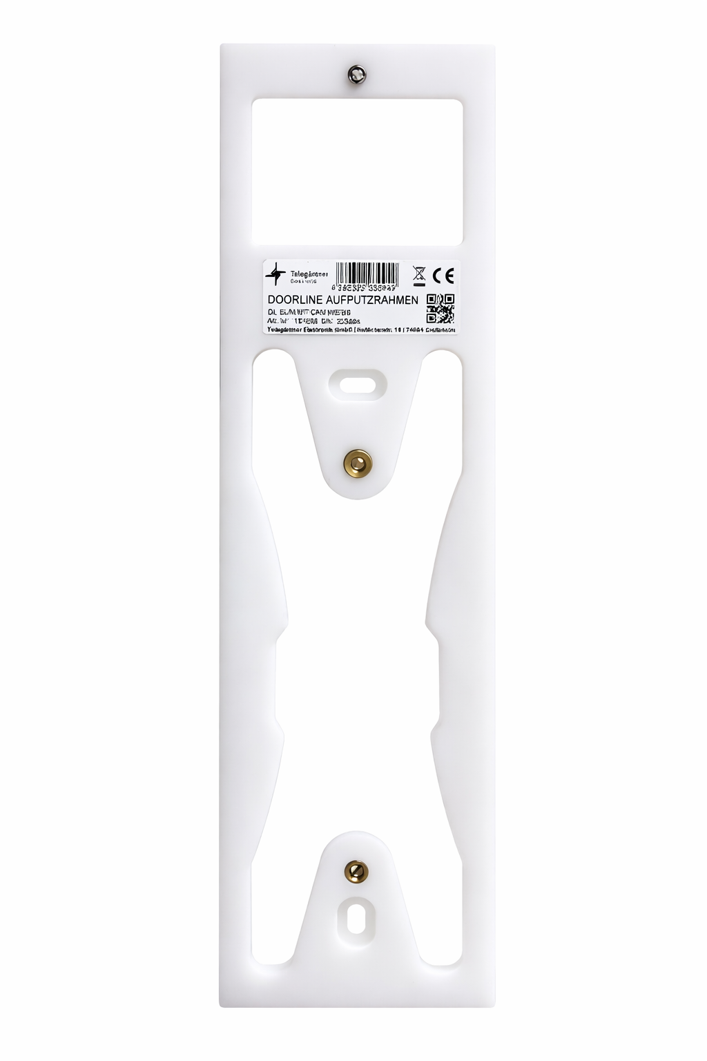 TELEGÄRTNER surface-mounted frame for DoorLine Slim white