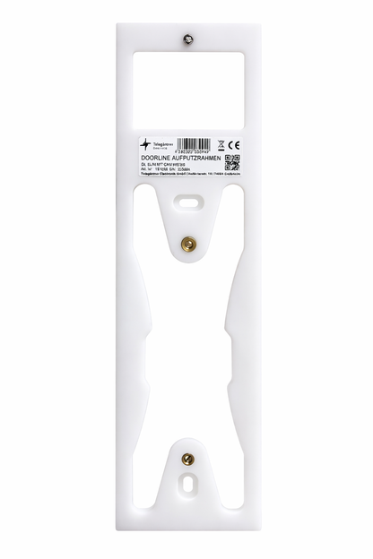 TELEGÄRTNER surface-mounted frame for DoorLine Slim white