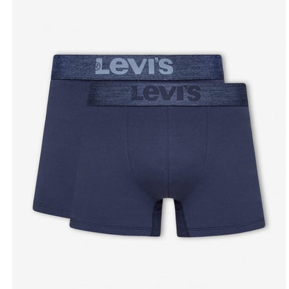 Men's Levi's Blue Cotton Boxer Briefs 2-Pack - Comfortable, Durable Fit
