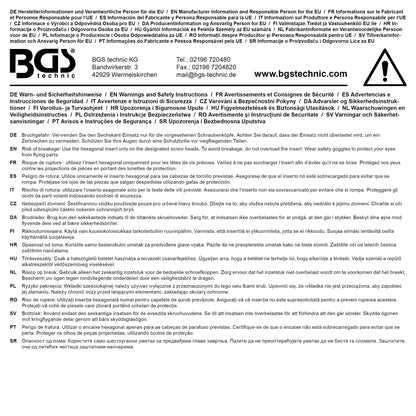 BGS Technic 41mm Hex 1/2-inch Drive Pro Torque Chrome Vanadium Socket