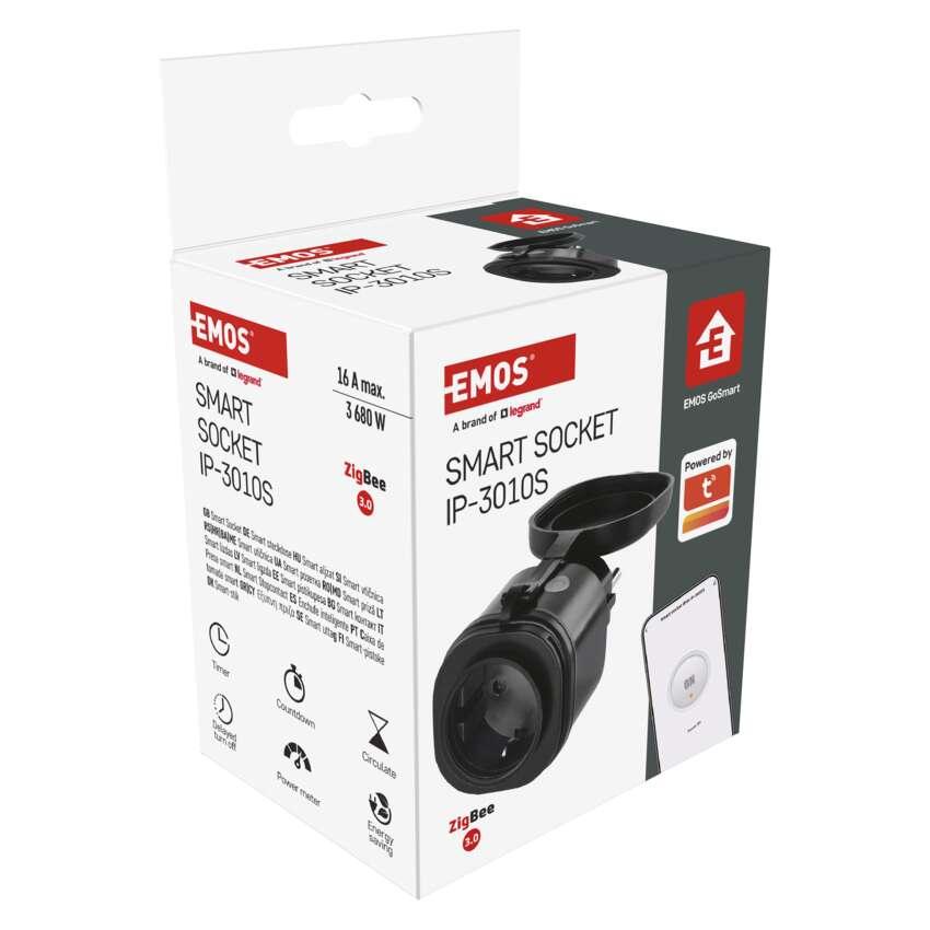 EMOS GoSmart Outdoor Zigbee Smart Plug IP44 Weatherproof Remote Control - Gomix Brands Outlet