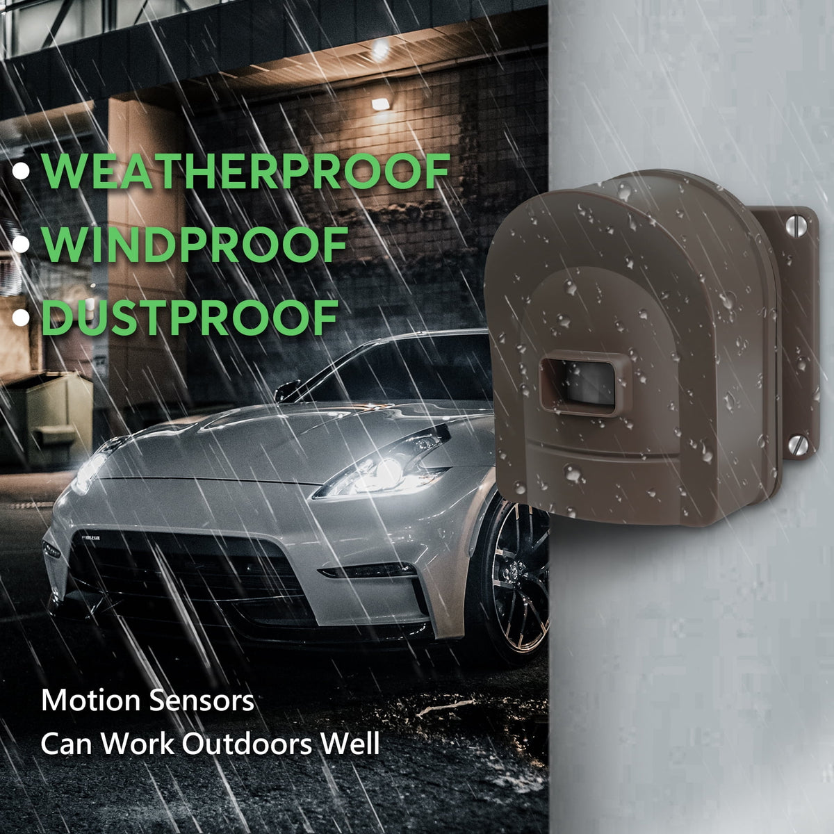 Hosmart Supplemental Driveway Alarm Sensor Coffee