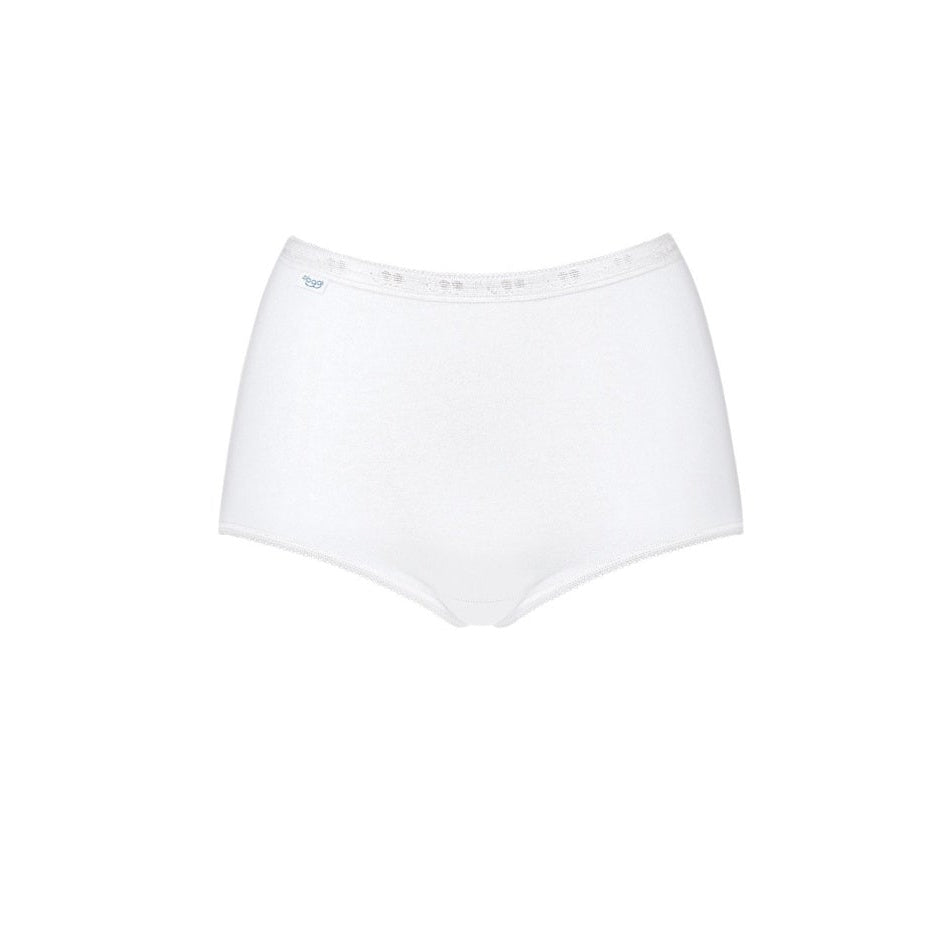 Sloggi Women's Soft Cotton Briefs White - Everyday Comfort Underwear