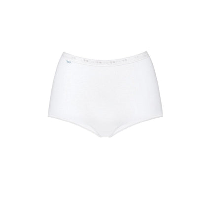 Sloggi Women's Soft Cotton Briefs White - Everyday Comfort Underwear