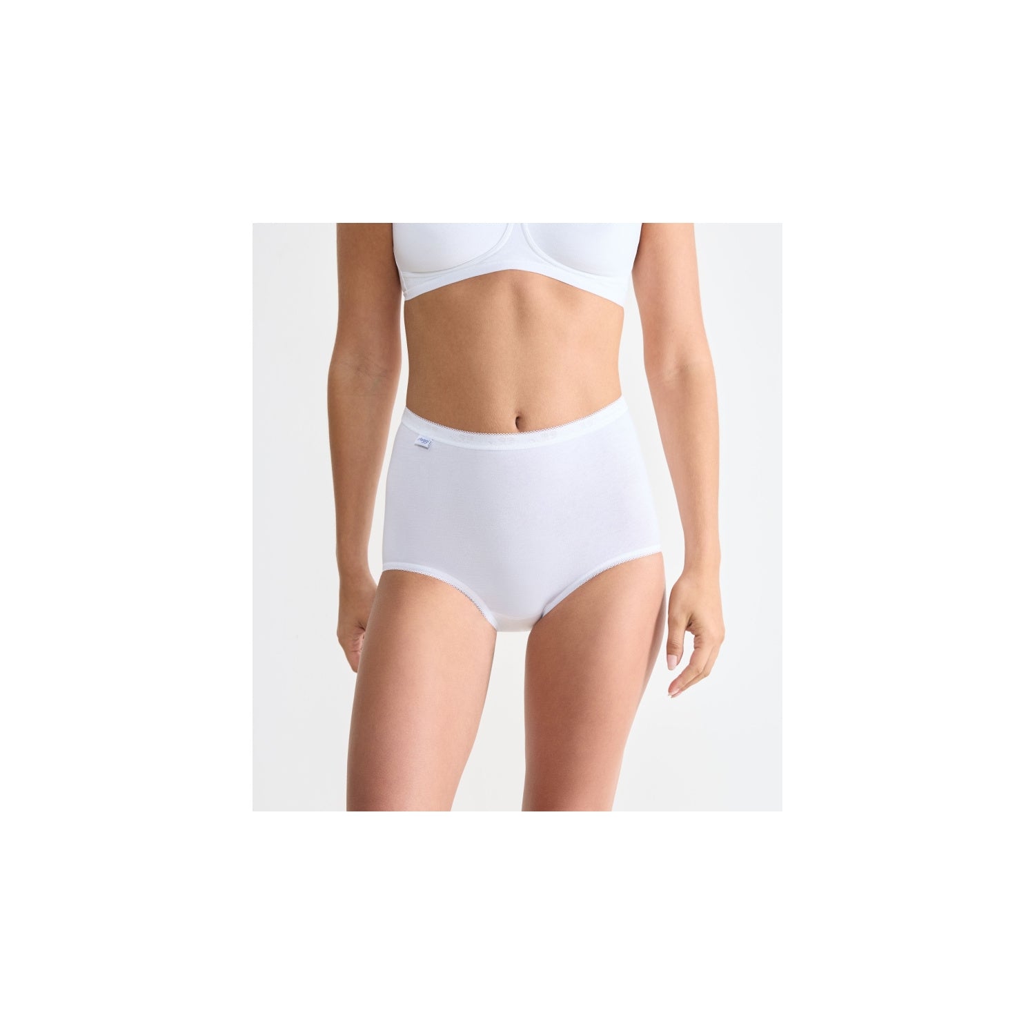 Sloggi Women's Soft Cotton Briefs White - Everyday Comfort Underwear