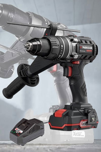 Parkside Performance 20V Cordless Hammer Drill: Brushless, Powerful, Smart Ready