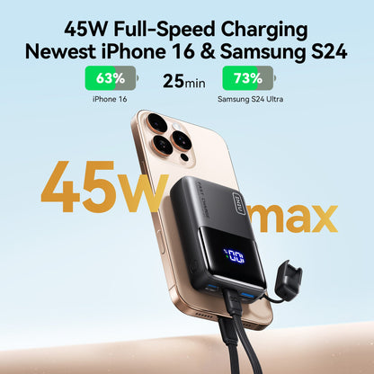 INIU Carry P50 10000mAh 45W Portable Power Bank