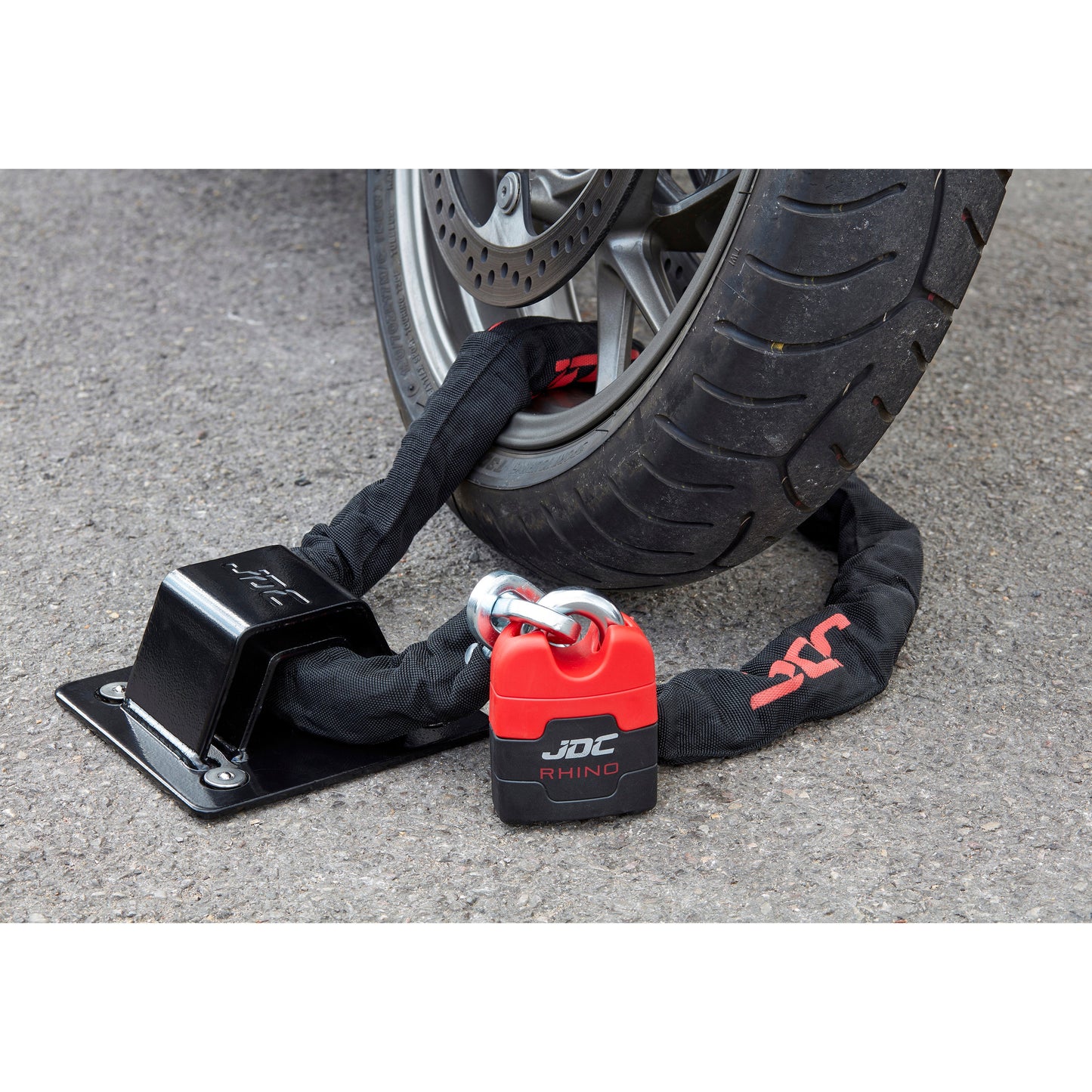 JDC Sphere Pro Motorcycle Ground Anchor – Heavy Duty Steel Security