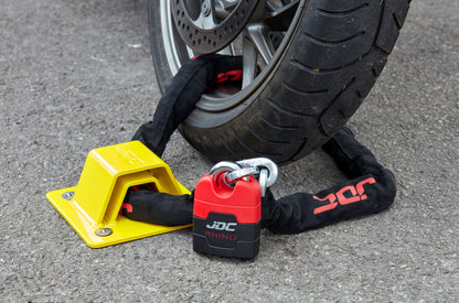 JDC Sphere Pro Motorcycle Ground Anchor – Heavy Duty Steel Security