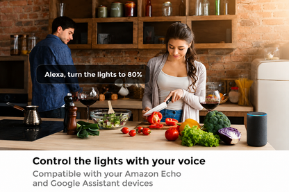 B.K.Licht LED GU10 Wi-Fi Smart Bulb 350LM 2700K Dimmable App Voice Control