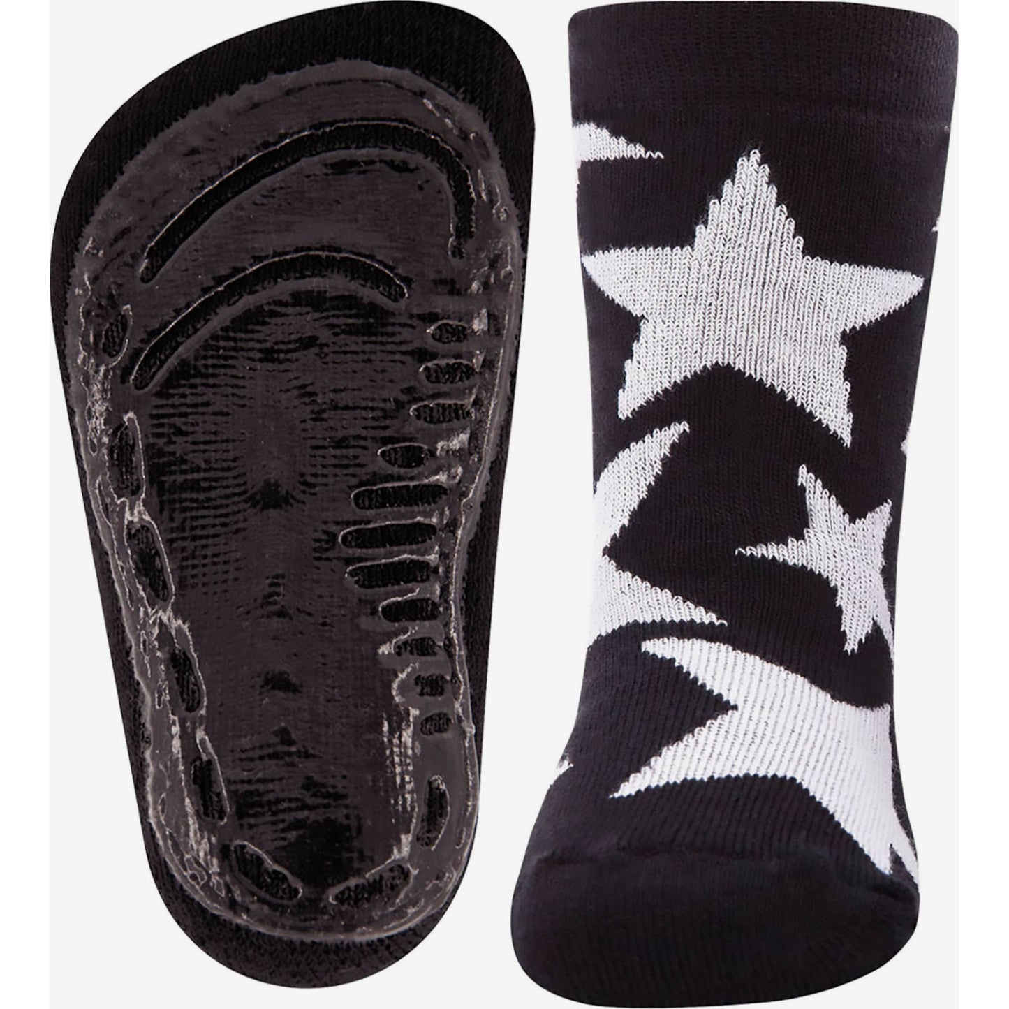 EWERS Kids' Black 'Sterne' Star Pattern Cotton Blend Socks for Boys