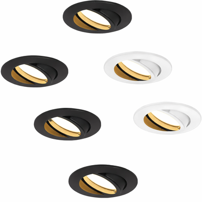 HCFEI Dimmable Swivel LED Downlight - 6Pack