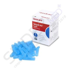 Sinocare 28G Ultra-Thin Sterile Blood Lancets - 50 Count for Gentle Glucose Testing