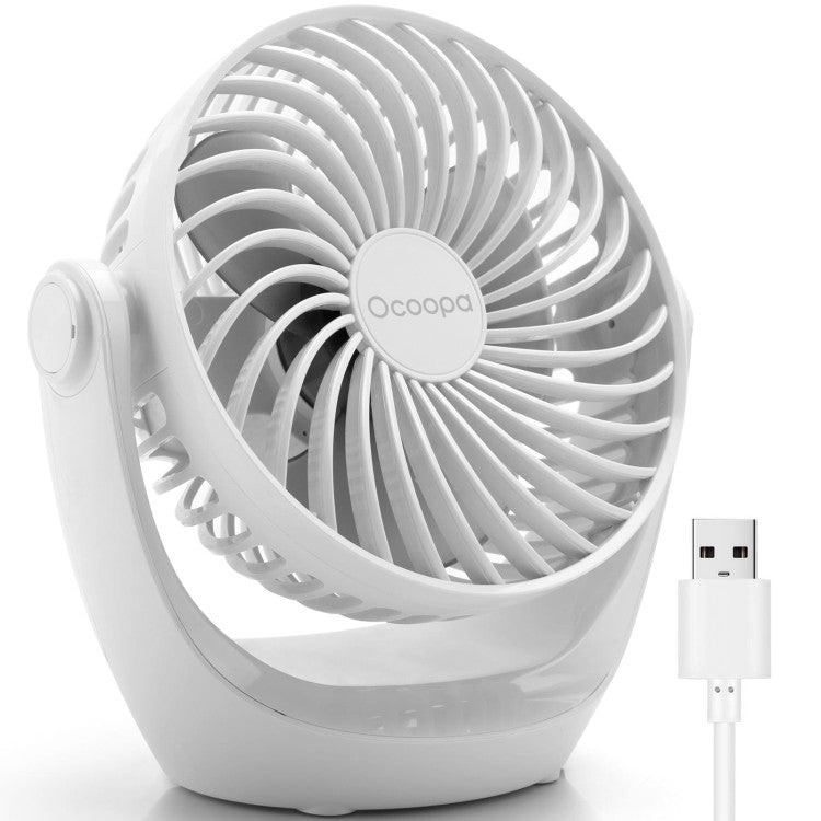 OCOOPA USB Desk Fan with Strong Airflow and Quiet Operation