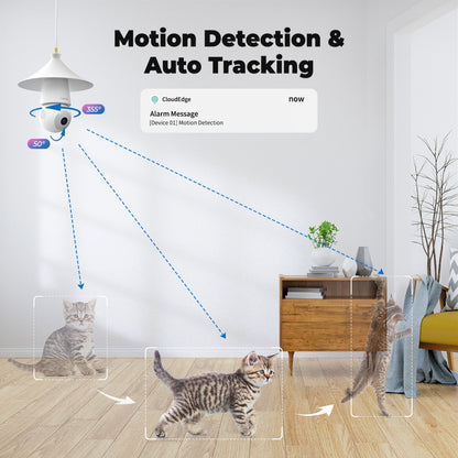 Wireless 2K Light Bulb Security Camera LC-323