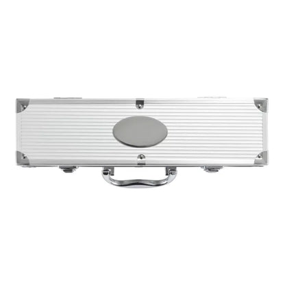 Durable 3-Piece Stainless Steel Barbecue Tool Set with Portable Aluminum Case