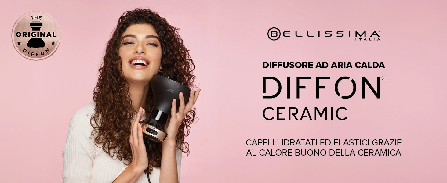 Bellissima My Pro Diffon DF1 3000 Ceramic Hot Air Diffuser for Curly Hair