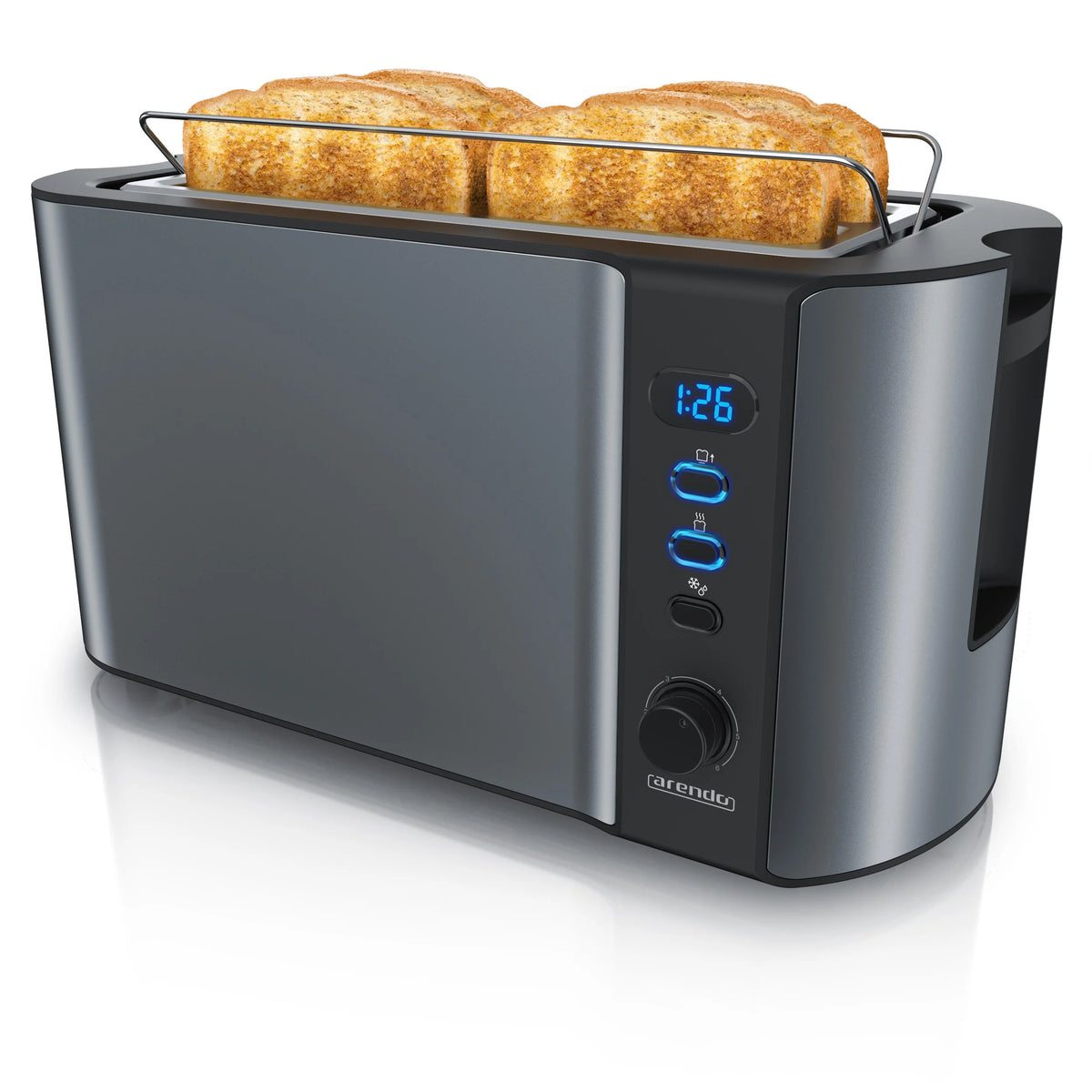 Arendo Frukost 4-Slice Long Slot Toaster 304281
