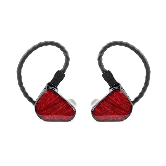Truthear Zero In-Ear Monitor Headphones - Red, Dual Dynamic Drivers
