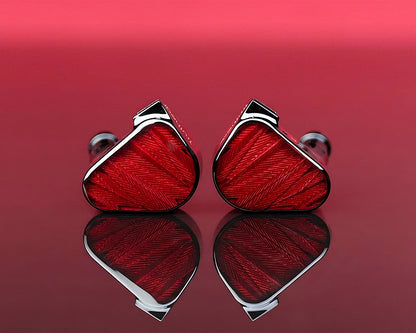 Truthear Zero In-Ear Monitor Headphones - Red, Dual Dynamic Drivers