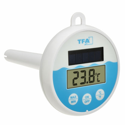 TFA Dostmann Digital Solar-Powered Pool Thermometer 30.1068