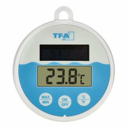 TFA Dostmann Digital Solar-Powered Pool Thermometer 30.1068