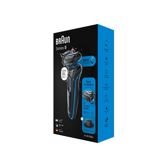 Braun Series 5 51-B1200s Black Wet & Dry Cordless Electric Shaver