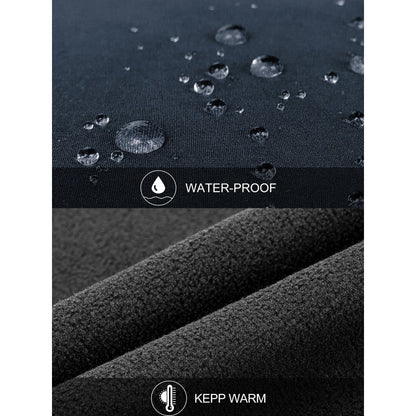 Men's Lightweight Softshell Vest: Windproof, Fleece Lined, Zip-Up for Golf & Hiking