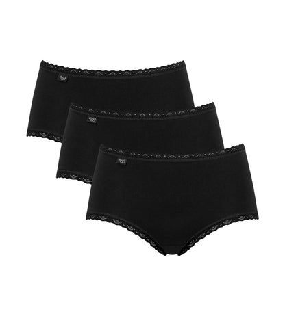Sloggi 24/7 Cotton Lace Midi Knickers: Comfort, Style, and Freedom in a 3-Pack
