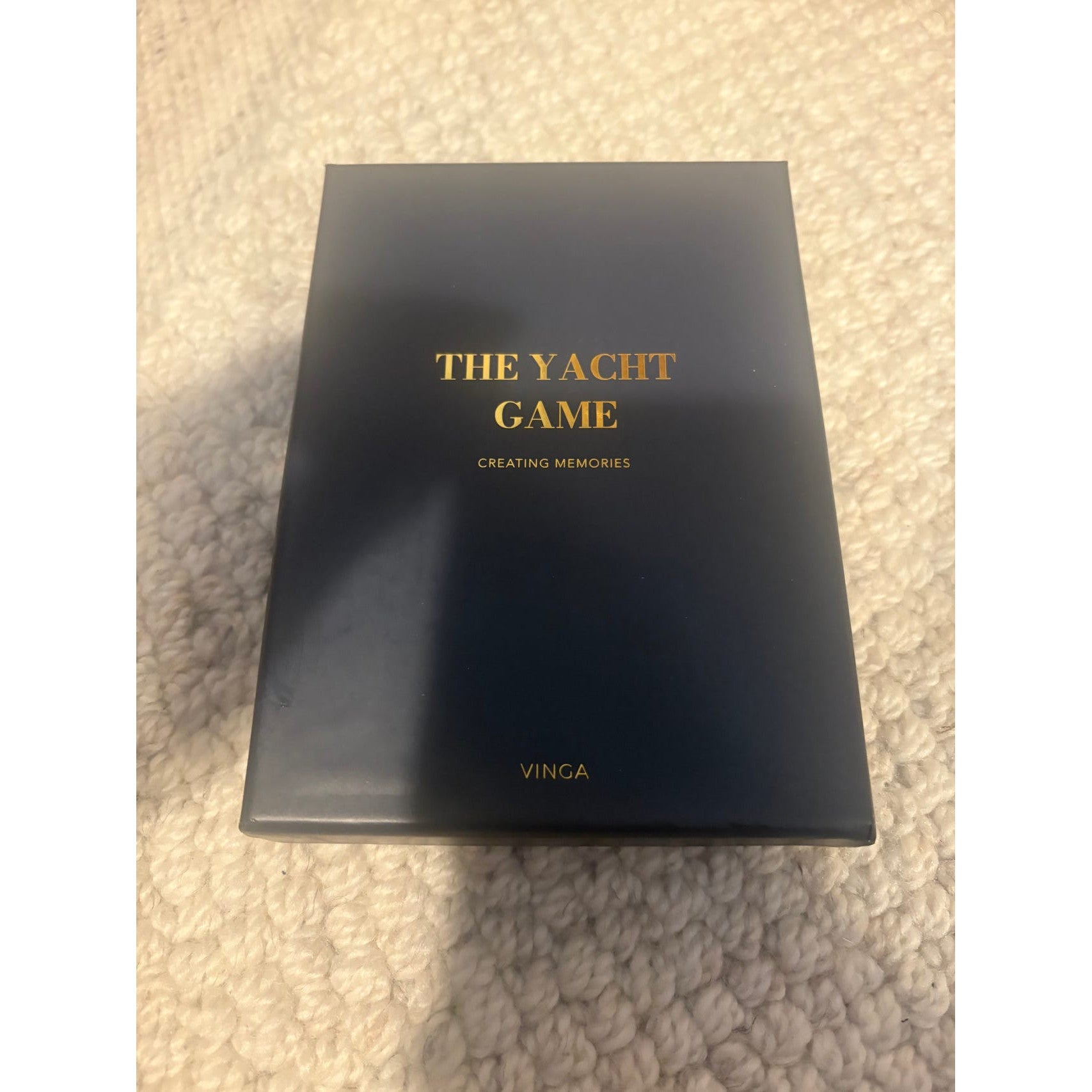 Premium The Yacht Game Yatzy Dice Set - New, Elegant Board Game Fun