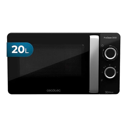 Cecotec ProClean 3050 Microwave 20L Capacity Black Silver