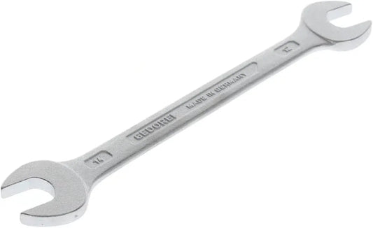 GEDORE 6 12X14 Open-End Spanner 12x14mm, Chrome Vanadium Steel, Industrial Quality - Gomix Brands Outlet