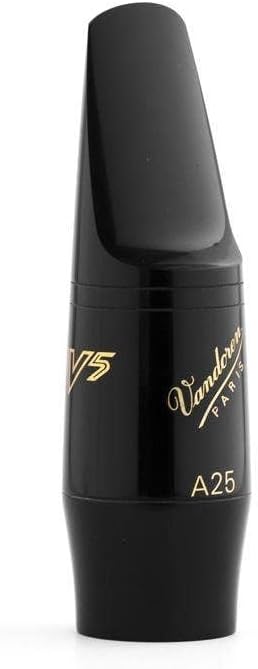 Vandoren V5 Series A25 Alto Saxophone Mouthpiece for Versatile Performance
