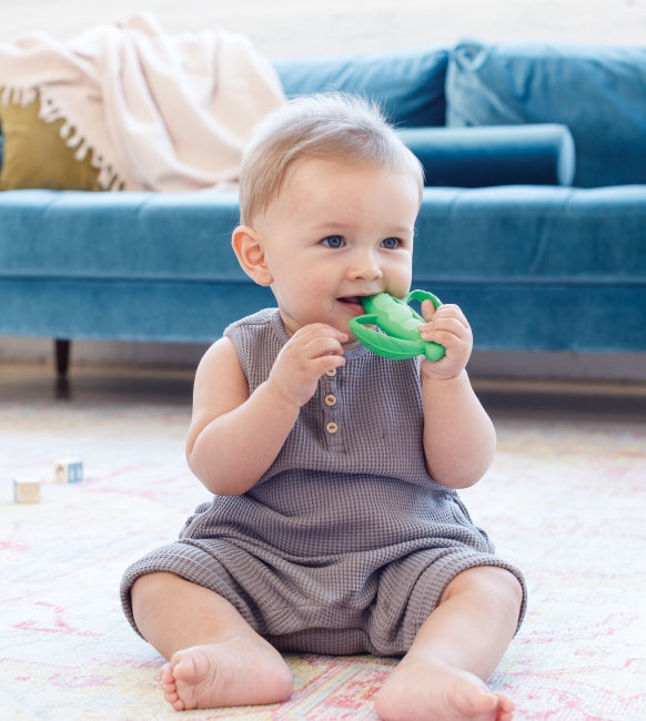 Infantino Lil Nibbles Silicone Teether Peas