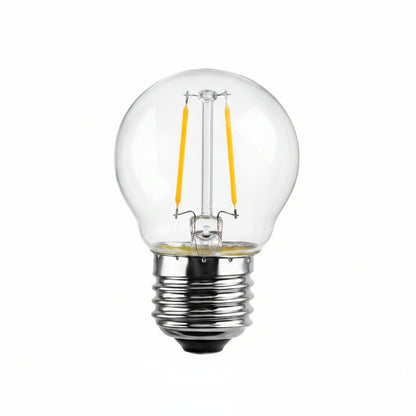 OIXXAF BulbrightG45-2 LED Edison Bulb E26 Dimmable 2700K Warm White