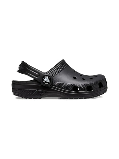 Kids' Crocs Classic Clog Sandals: Lightweight, Perforated, Comfortable Black Footwear