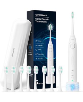 Operan Sonic Electric Toothbrush: 5 Modes, Smart Timer, Waterproof, Travel Case