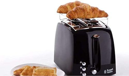 Russell Hobbs Textures 2-Slice Cast Iron Toaster with Wide Slots