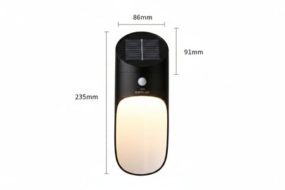 MiXXAR Solar Outdoor Wall Light IP65 Waterproof Motion Sensor 3000K/6500K 1800mAh