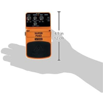 Behringer Super Fuzz SF300 Vintage Distortion Pedal Peach
