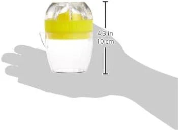 Vin Bouquet Citrus Juicer, Transparent and Yellow - Gomix Brands Outlet