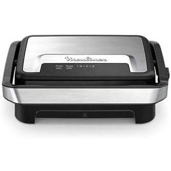 Moulinex Home Compact GI270D10 Panini & Griddle, Non-Stick Cooking Plates, Easy to Store, Easy to Clean