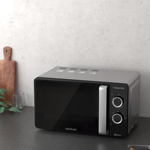 Cecotec ProClean 3050 Microwave 20L Capacity Black Silver