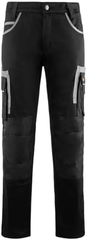 WrightFits Olympian Pro Men's Heavy-Duty Cargo Work Trousers - Knee Pockets